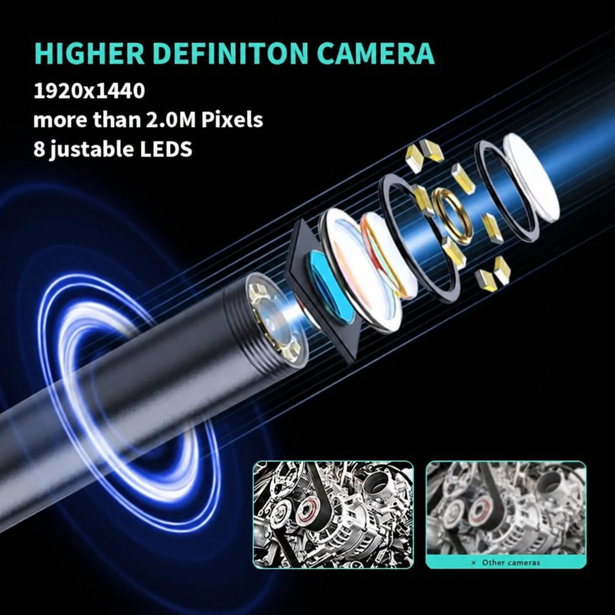 🔥16.4ft HD Endoscope Camera for iPhone & Android