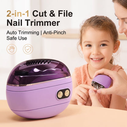✂️LIMITED-TIME DEAL ! 💅2-in-1 Smart Electric Nail Clipper & Polisher🌟
