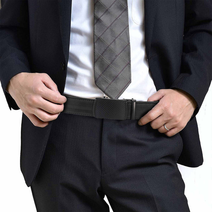 Leather Ratchet Belt With Adjustable Buckle CrackSlick