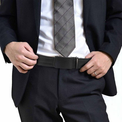 Leather Ratchet Belt With Adjustable Buckle CrackSlick