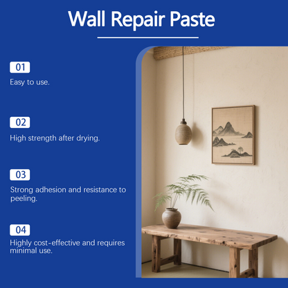 Leanviy Wall Repair Paste – Effortless Wall Repair, Walls Like New