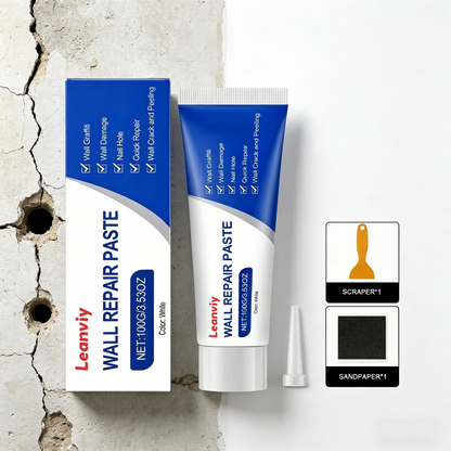 Leanviy Wall Repair Paste – Effortless Wall Repair, Walls Like New