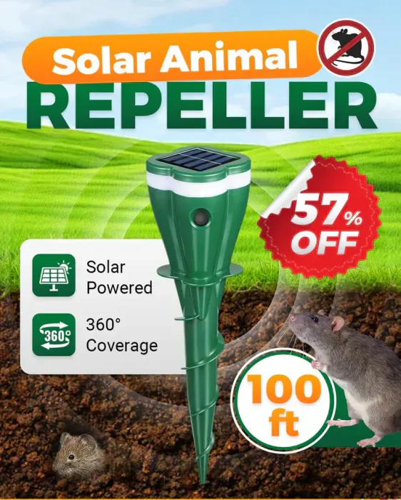☘️Keep Moles, Rodents & Wild Invaders Away — Naturally & Safely