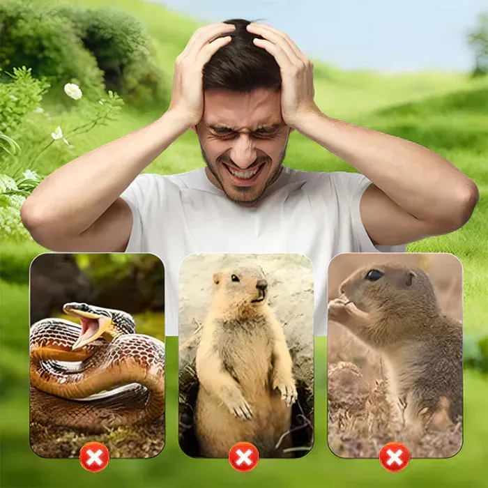 ☘️Keep Moles, Rodents & Wild Invaders Away — Naturally & Safely