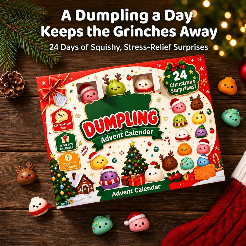 Dumpling Squeeze Advent Calendar – 24 Days of Christmas Surprises