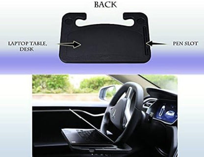 Dual-Sided Steering Wheel Car Table Laptop Tray