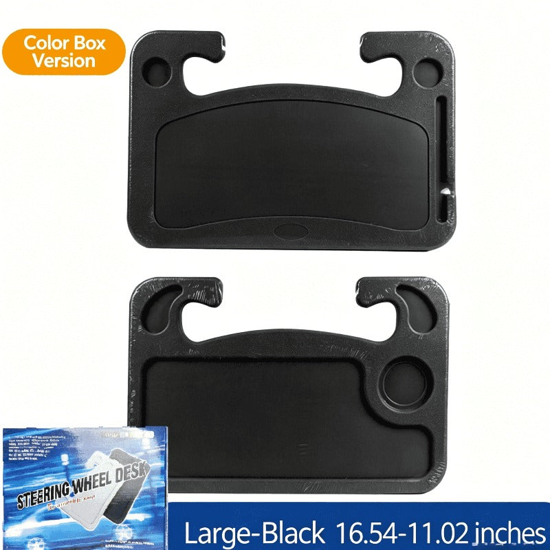 Dual-Sided Steering Wheel Car Table Laptop Tray