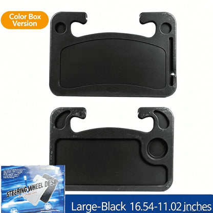 Dual-Sided Steering Wheel Car Table Laptop Tray