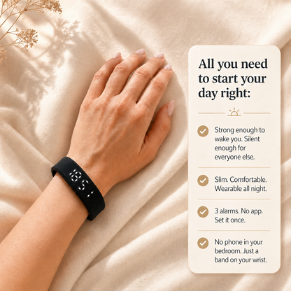 NESLEMY Silent Alarm Wristband – A Better Way to Wake Up
