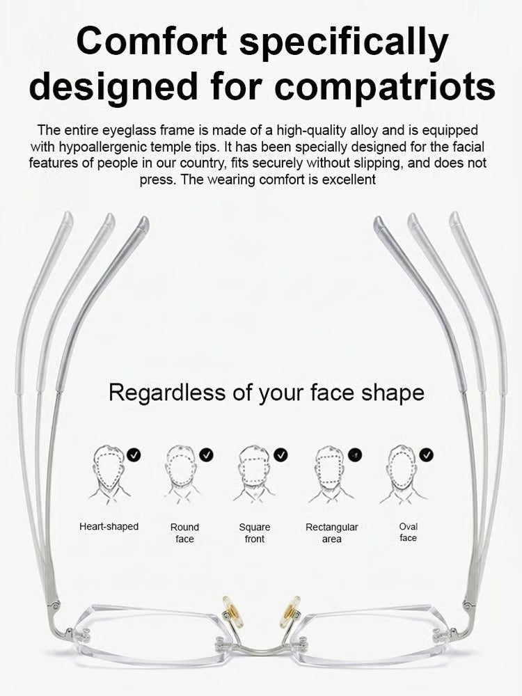 🔥Color-Changing Smart Zoom Reading Glasses|No more juggling separate reading glasses!