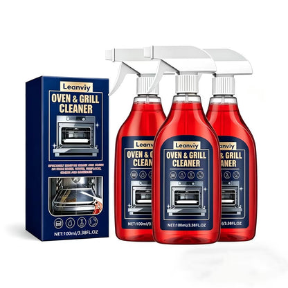 🔥🔥Leanviy Oven & Grill Cleaner: Cuts Through Grease & Burnt-On Food Fast