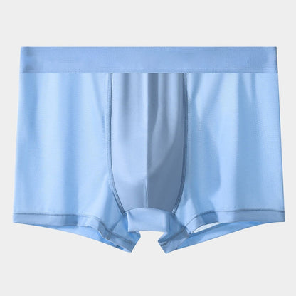 Summer Ice Silk Men Boxer Briefs, Breathable Cooling Comfort Underwear