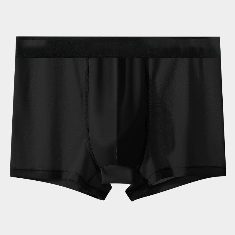 Summer Ice Silk Men Boxer Briefs, Breathable Cooling Comfort Underwear