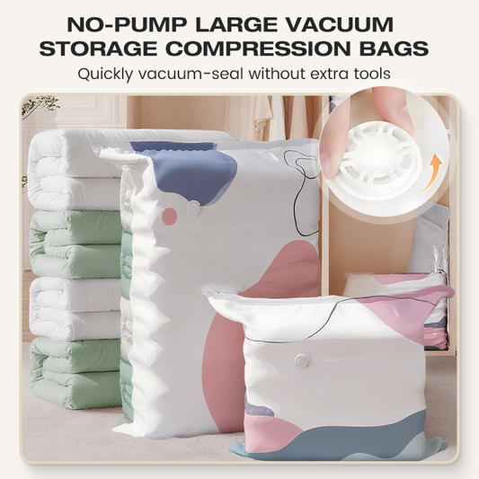 💨No-Pump 3D Vacuum Storage Bags