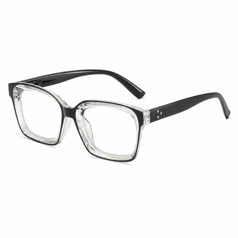 Unisex Progressive Multifocus Reading Glasses, Photochromic Blue Light Blocking Lenses, Lightweight Square Frame for Reading Computer
