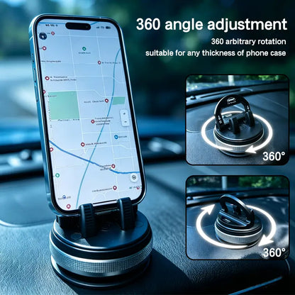 360° Rotating Suction Cup Car Phone Holder – Adjustable Dashboard Moun