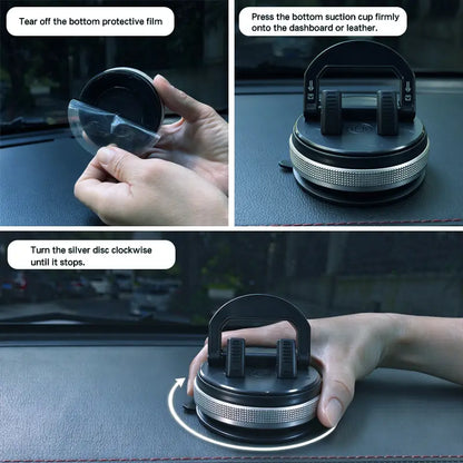 360° Rotating Suction Cup Car Phone Holder – Adjustable Dashboard Moun