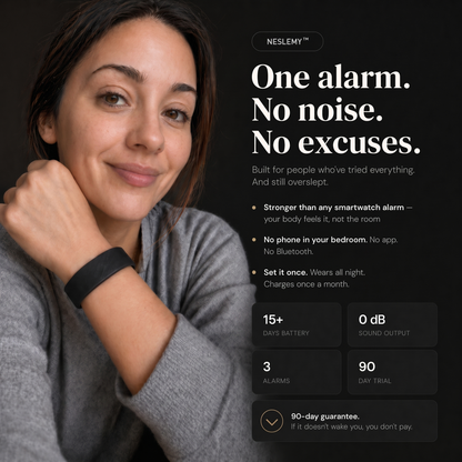 NESLEMY Silent Alarm Wristband – A Better Way to Wake Up