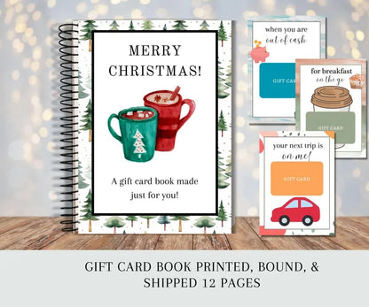 🎄Christmas Gift Card Book - 🎁Surprises On Every Page📚Hardcover & Durability Line
