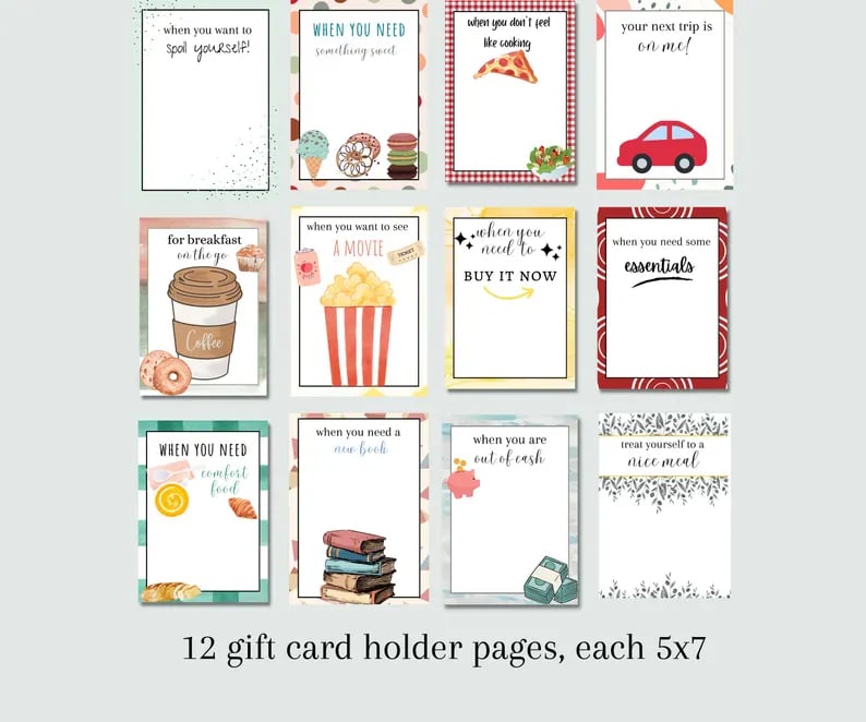 🎄Christmas Gift Card Book - 🎁Surprises On Every Page📚Hardcover & Durability Line