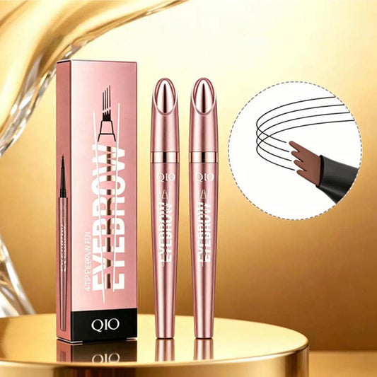 Waterproof Micro‑Fork Eyebrow Pencil, Long‑Lasting Brow Pen