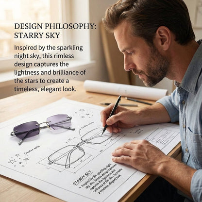 🔥Color-Changing Smart Zoom Reading Glasses|No more juggling separate reading glasses!