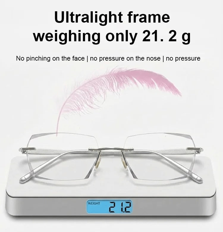 🔥Color-Changing Smart Zoom Reading Glasses|No more juggling separate reading glasses!