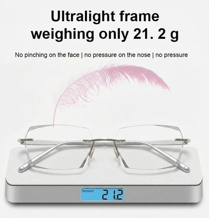 🔥Color-Changing Smart Zoom Reading Glasses|No more juggling separate reading glasses!