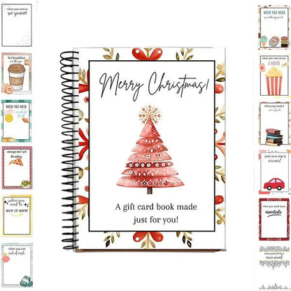 🎄Christmas Gift Card Book - 🎁Surprises On Every Page📚Hardcover & Durability Line