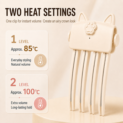 Heated Hair Root Volumizer / Electric Volume Booster🔥Shape in 3 Seconds！