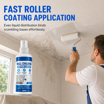 Wall Repair Liquid: prevents chalking, high adhesion, waterproof. Strengthen your walls
