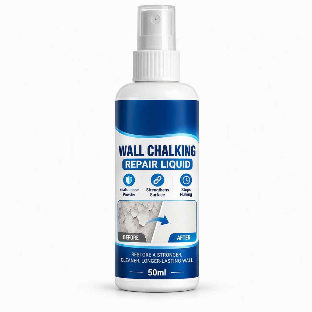 Wall Repair Liquid: prevents chalking, high adhesion, waterproof. Strengthen your walls
